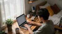 A Tiny Corner Of An NYC Bedroom Became The Most Inspiring Office