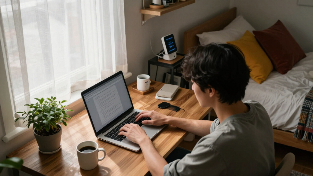 A Tiny Corner Of An NYC Bedroom Became The Most Inspiring Office