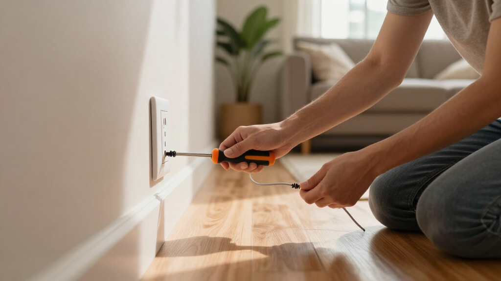 Replaced An Electrical Outlet