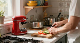 This Kitchen Got A 1940s-Style Redo — Somehow, It’s Bright And Modern Too