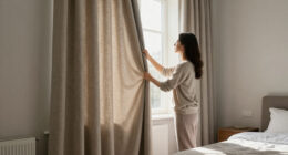 'Curtain-stacking' Is The Simple Trick Experts Recommend For Making A Cold Bedroom Feel Warm And Cosy
