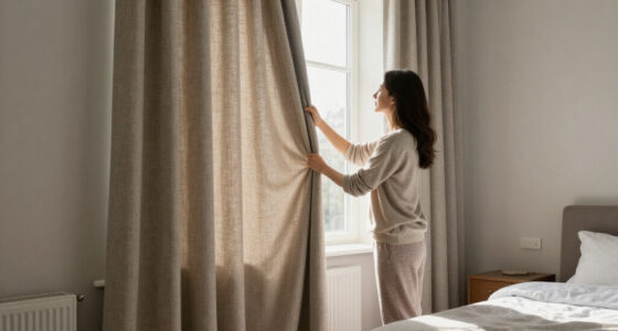 'Curtain-stacking' Is The Simple Trick Experts Recommend For Making A Cold Bedroom Feel Warm And Cosy