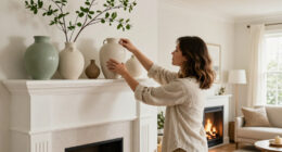 How To Style A Fireplace Mantel The Right Way, According To Interior Designers
