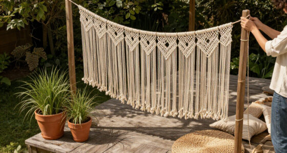 Skip Traditional Fences: Add Privacy To Your Yard With This Boho-Inspired Idea